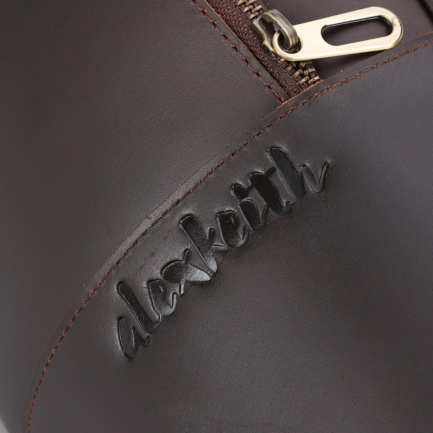 Alex Keith - Genuine Leather Duffel Bag Convertible Backpack Vintage Dark Brown